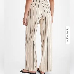 Express Cream and Black Wide Leg Pants sz 10 S